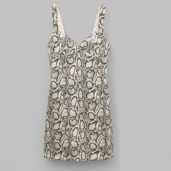 Zara-Animal Print Mini Dress-Size Small-NWT - Picture 1 of 8